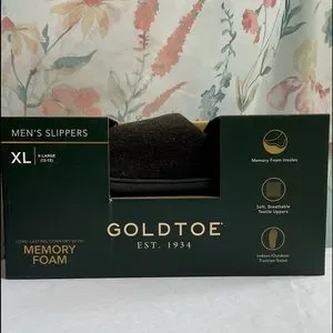 Gold Toe Memory Foam Men’s Slippers NWT NWT Men main image 4